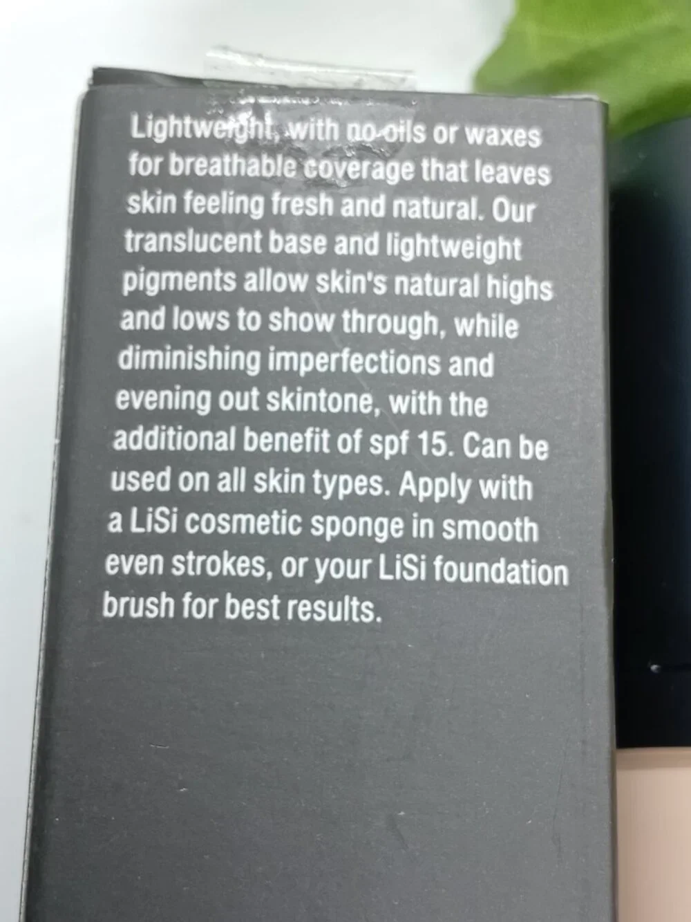 Lisi Cosmetics Silk Veil Liquid Foundation SPF 15 New 1 oz